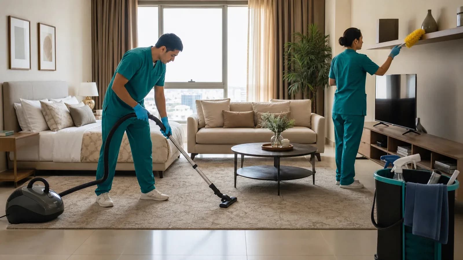 تقدير أسعار تنظيف الشقق بالرياض حسب الغرف وحالة المطبخ والأرضيات